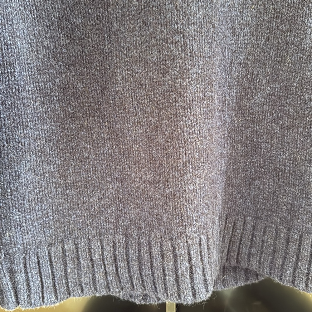 LL Bean Classic Heritage Fair Isle Navy Green 100% Lambs Wool Women’s Sweater M - Picture 9 of 17